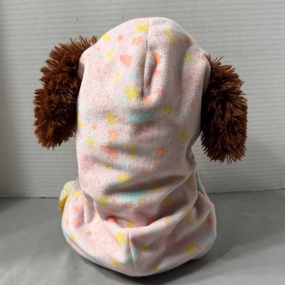 Disney Parks Babies Lady Dog Plush Pink Blanket Pouch From Lady and The Tramp